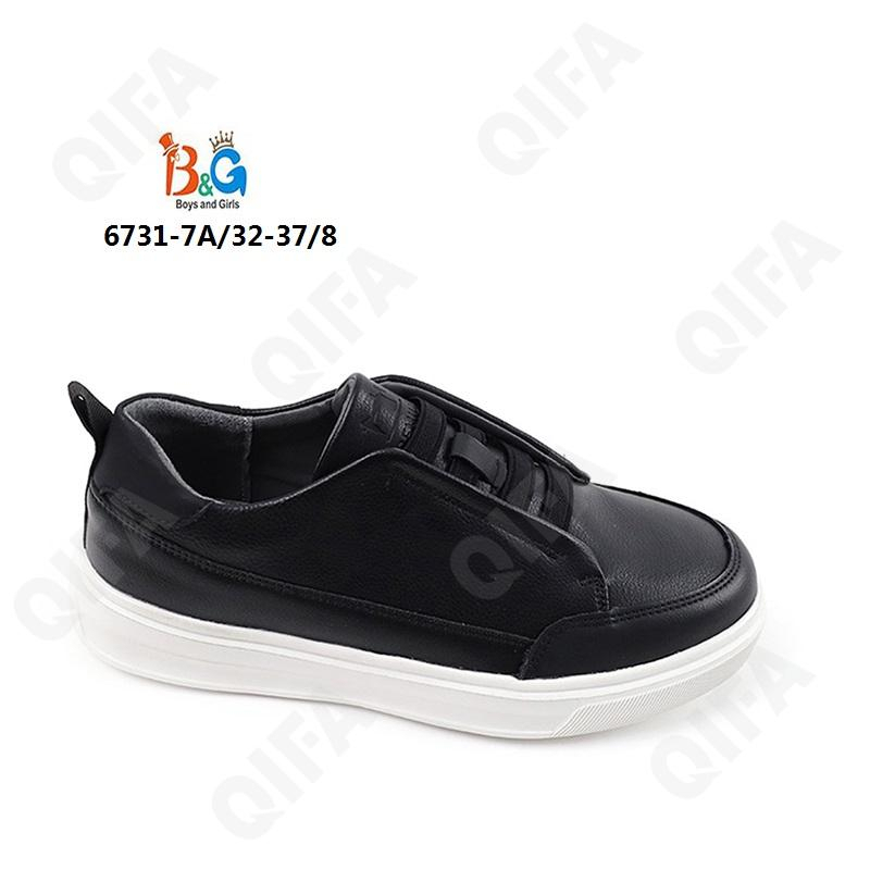 RC51_6731-7 Син 32-1,33-1,34-2,35-2,36-1,37-1 Boys and Girls П/ботинки Школа Слипоны Иск.мат, Иск.кожа, ЭВА (EVA-Этиленвинилацетат) В/О Муж