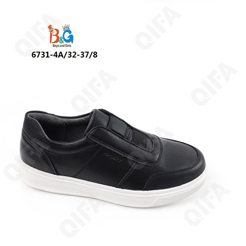 RC51_6731-4 Син 32-1,33-1,34-2,35-2,36-1,37-1 Boys and Girls П/ботинки Школа Слипоны Иск.мат, Иск.кожа, ЭВА (EVA-Этиленвинилацетат) В/О Муж