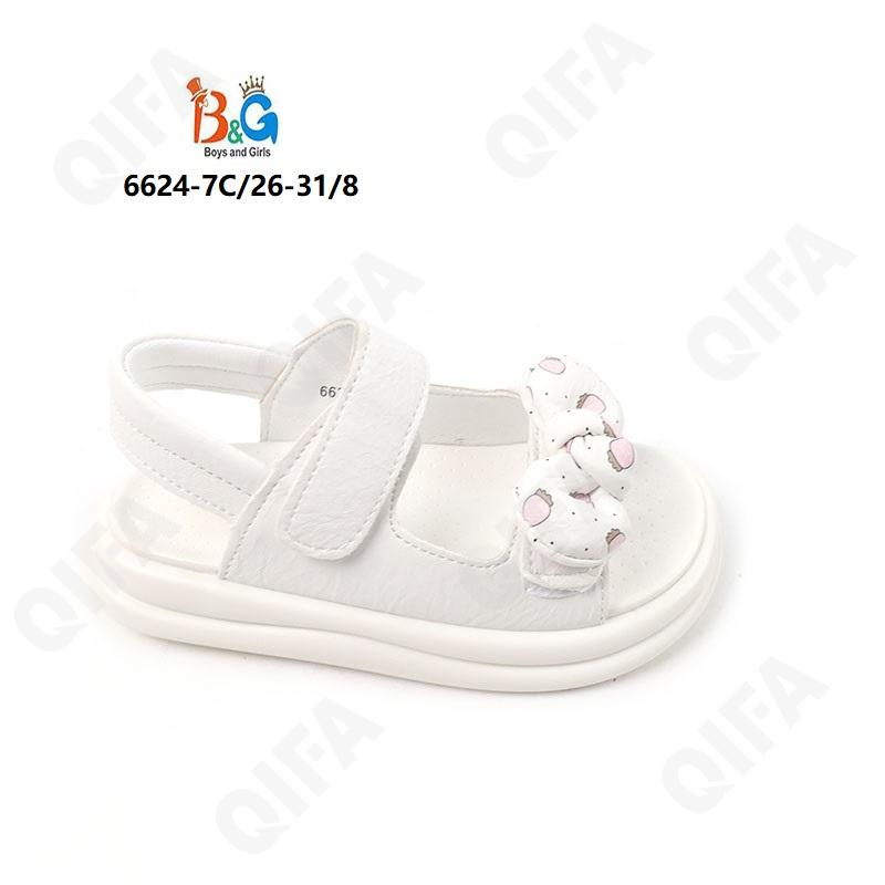 RC51_6624-7C Бел 26-1,27-1,28-2,29-2,30-1,31-1 Boys and Girls Туфли Повсед Сандалии Иск.мат, Иск.кожа, ЭВА (EVA-Этиленвинилацетат) Лето жен
