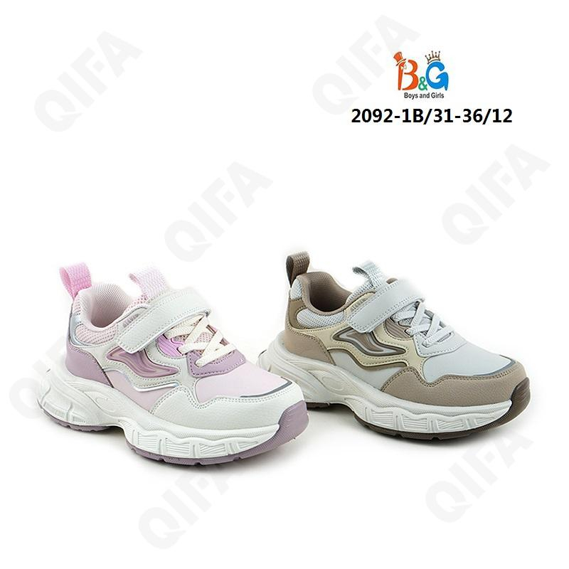 RC51_2092-1B Микс 31-2,32-2,33-2,34-2,35-2,36-2 Boys and Girls П/ботинки Актив.отдых Кроссовки Иск.мат, Текстиль, ЭВА (EVA-Этиленвинилацетат) В/О жен