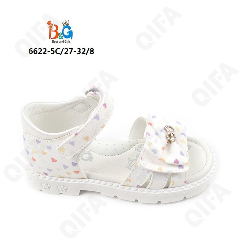 RC51_6622-5C Бел 27-1,28-1,29-2,30-2,31-1,32-1 Boys and Girls Туфли Повсед Сандалеты Иск.мат, Иск.кожа, ЭВА (EVA-Этиленвинилацетат) Лето жен