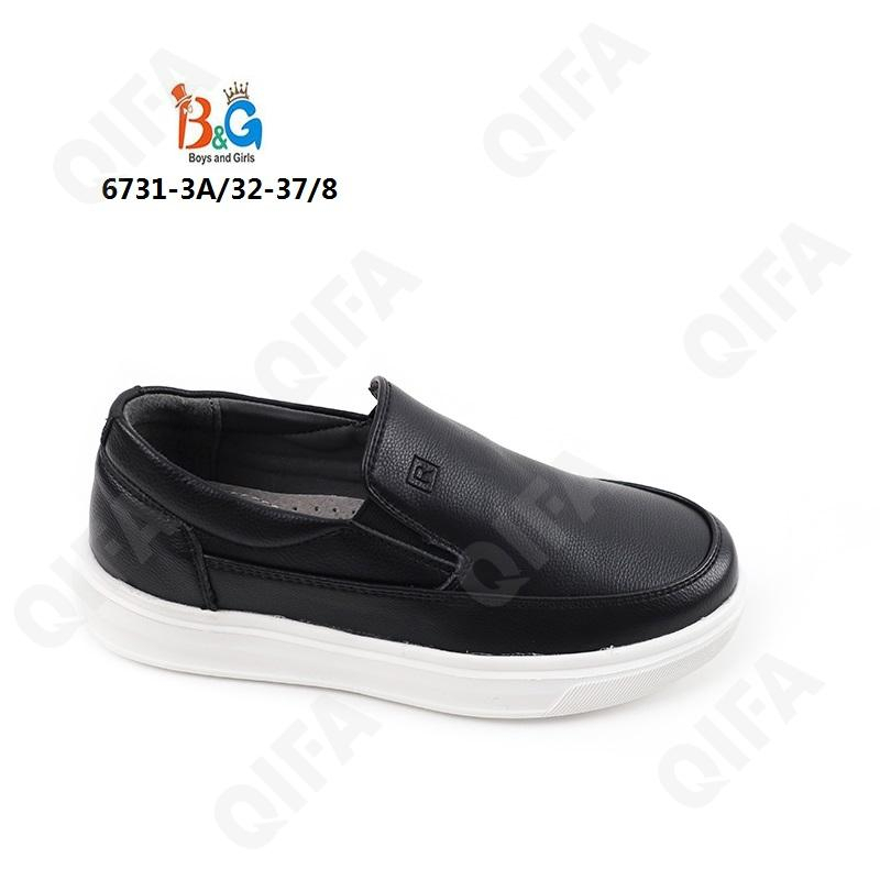 RC51_6731-3 Син 32-1,33-1,34-2,35-2,36-1,37-1 Boys and Girls П/ботинки Школа Слипоны Иск.мат, Иск.кожа, ЭВА (EVA-Этиленвинилацетат) В/О Муж
