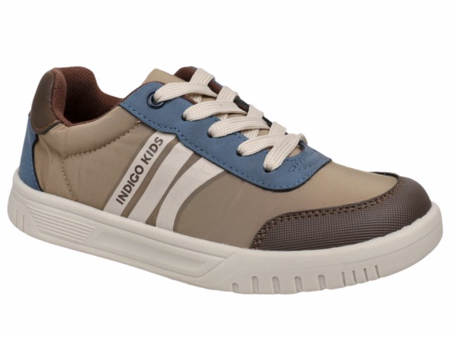 40-3100C Песочный 33-2,34-2,35-2,36-2,37-2 Indigo kids П/ботинки Актив.отдых Кроссовки Иск.мат, Текстиль, ТЭП В/О Муж