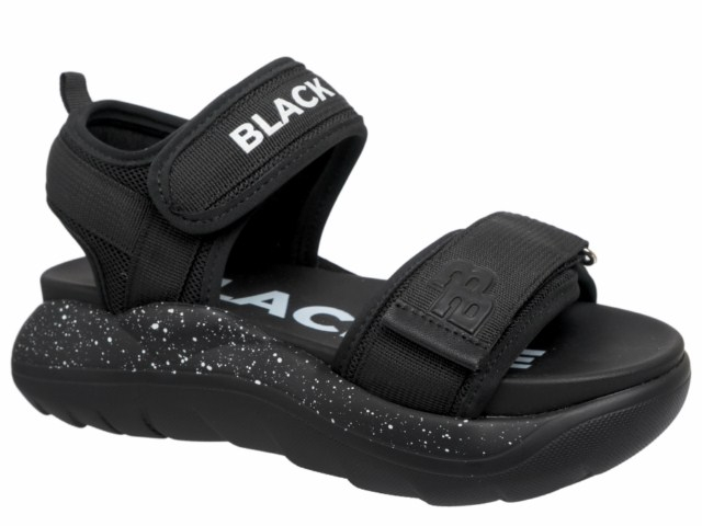 233-500E Чёр 35-2,36-2,37-2,38-2,39-2 Indigo kids Туфли Повсед Сандалии Текстиль, Текстиль, ПУ Лето жен