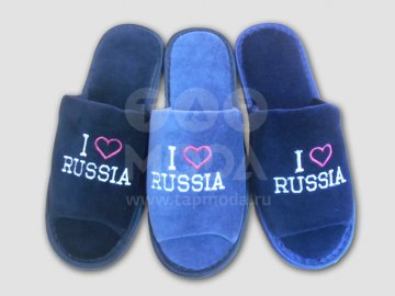 артикул 58 40-2,41-2,42-2,43-2,44-1,45-1 Tap Moda Туфли Дом Тапочки Текстиль, Текстиль Лето Муж