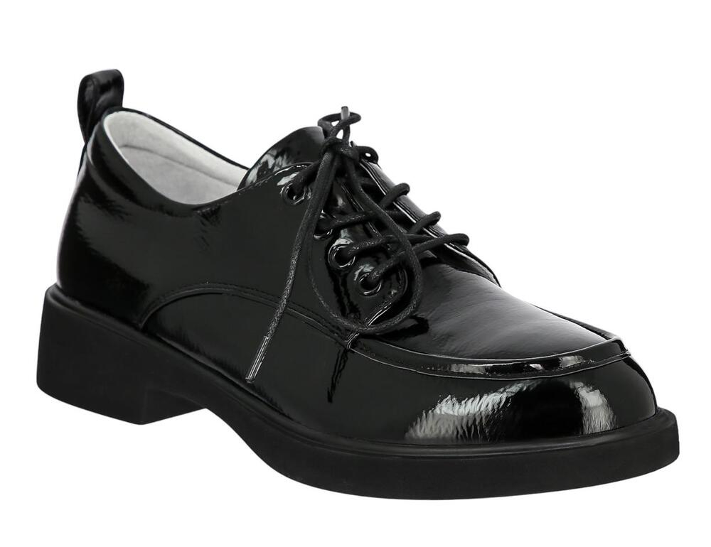 TWF_532-863_black_L 36-2,37-2,38-2,39-2 Kedberry П/ботинки Школа Дерби Иск.мат, Кожподклад, ПУ В/О жен