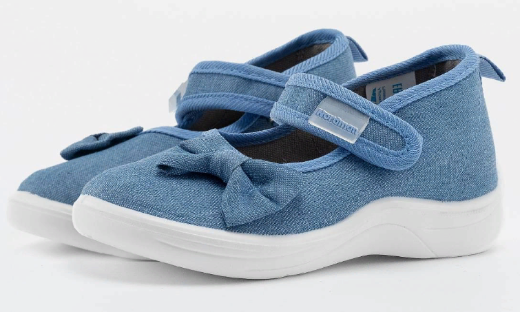 1-746-B14 Васильковый 22-1,23-1,24-2,25-2,26-2 Nordman Stars Туфли Повсед Mary Jane Текстиль, Текстиль, ПУ (100% ПУ) Лето жен
