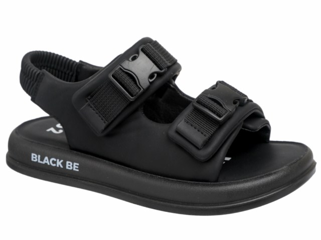 222-005D Чёр 32-2,33-2,34-2,35-2,36-2,37-2 Indigo kids Туфли Повсед Сандалии Иск.мат, Иск.кожа, ПУ Лето жен