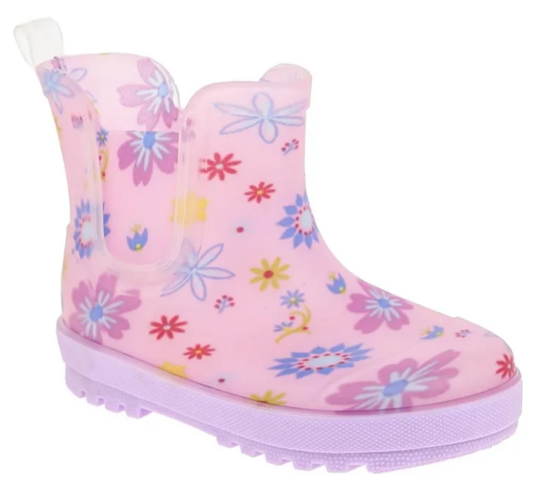 EWG_30618_pink_multi 28-1,29-1,30-1,31-1,32-1,33-1 Kenka П/сапоги Повсед Челси ПВХ, Без подклада, ПВХ В/О жен