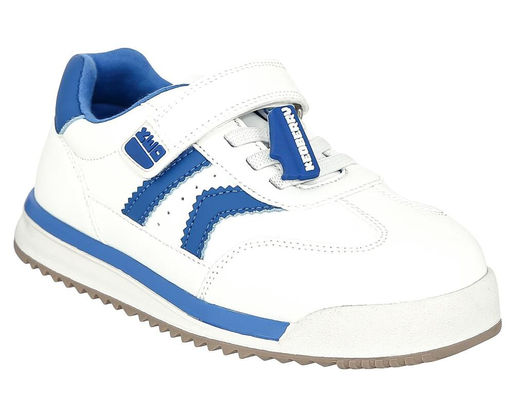 LIE_1225-10_white-navy 26-1,27-1,28-1,29-1,30-1,31-1 Kedberry П/ботинки Актив.отдых Кроссовки Иск.мат, Текстиль, Резина В/О Муж