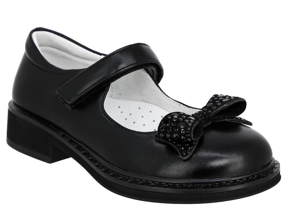 TWV_592-243_black_K 28-1,29-1,30-2,31-2,32-2 Kedberry Туфли Школа Mary Jane Иск.мат, Кожподклад, ПУ Лето жен