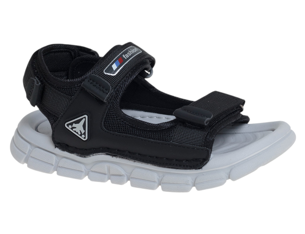 R703391552BK Чёр 32-1,33-2,34-1,35-1,36-2,37-1 Сказка Туфли Актив.отдых Сандалии Иск.мат, Кожподклад Лето Муж