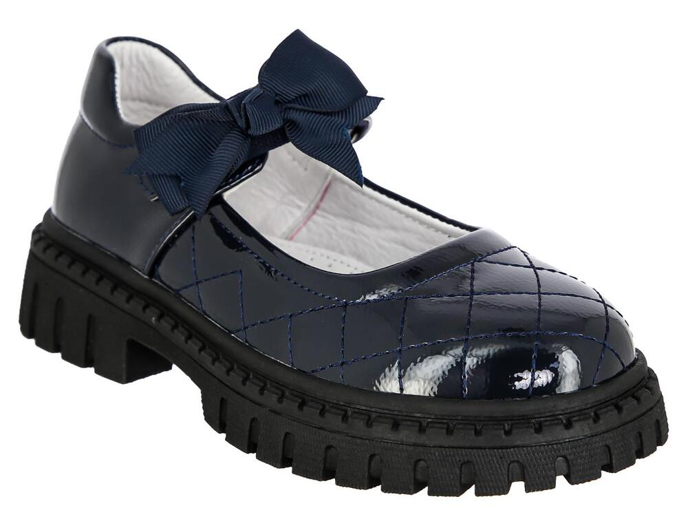 LIY_226-13_navy 28-1,29-1,30-2,31-2,32-2 Kedberry Туфли Школа Mary Jane Иск.мат, Кожподклад, ТЭП Лето жен
