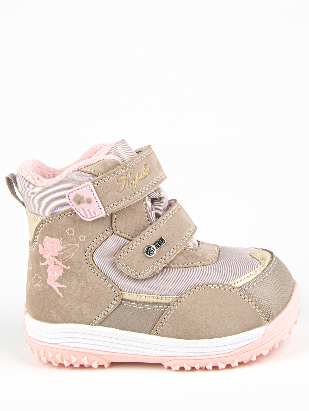 41300-1 Беж 23-1,24-1,25-1,26-1,27-1 Kapika Ботинки Повсед Оксфорд Иск.мат, Мемб/нат.шерсть, полимерный материал (ЭВА/ТЭП термоэластопласт) Зима жен